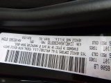 2017 Durango Color Code for DB Black Crystal - Color Code: PXJ