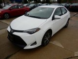 2017 Super White Toyota Corolla LE #116076425