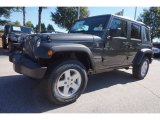 2016 Granite Crystal Metallic Jeep Wrangler Unlimited Sport 4x4 #116076199