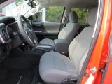 2017 Toyota Tacoma SR5 Double Cab Cement Gray Interior