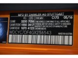 2016 G Color Code for Sunset Beam Edition - Color Code: 173