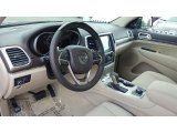 2017 Jeep Grand Cherokee Overland 4x4 Brown/Light Frost Beige Interior