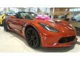 2016 Daytona Sunrise Orange Metallic Chevrolet Corvette Z06 Convertible #116117023