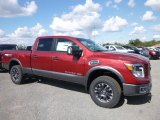 2017 Cayenne Red Nissan TITAN XD PRO-4X Crew Cab 4x4 #116138763