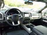 2017 Ford F350 Super Duty Platinum Crew Cab 4x4 Black Interior