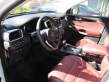 2017 Kia Sorento SX V6 Merlot Interior