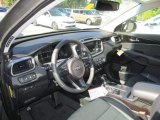 2017 Kia Sorento EX V6 Black Interior