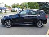 Carbon Black Metallic BMW X3 in 2016