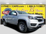 2016 Silver Ice Metallic Chevrolet Colorado WT Extended Cab #116195543