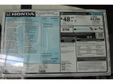 2017 Honda Accord Hybrid EX-L Sedan Window Sticker