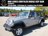 2017 Billet Silver Metallic Jeep Wrangler Unlimited Sport 4x4 #116195617