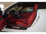 2016 Porsche 911 Turbo S Coupe Black/Lava Orange Interior