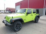 Hypergreen Jeep Wrangler Unlimited in 2017