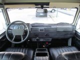 1985 Land Rover Defender 110 Hardtop Black Interior