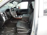 2017 GMC Sierra 1500 SLT Double Cab 4WD Jet Black Interior