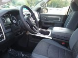 2017 Ram 1500 Big Horn Crew Cab 4x4 Black/Diesel Gray Interior
