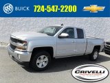 2017 Silver Ice Metallic Chevrolet Silverado 1500 LT Double Cab 4x4 #116314246