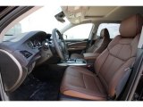 2017 Acura MDX Advance SH-AWD Espresso Interior