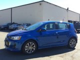 2017 Kinetic Blue Metallic Chevrolet Sonic LT Hatchback #116313933