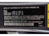 2017 Clubman Color Code for Thunder Gray Metallic - Color Code: B58