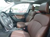 2017 Subaru Forester 2.5i Touring Saddle Brown Interior