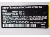 2017 4 Series Color Code for Glacier Silver Metallic - Color Code: A83
