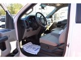 2017 Ford F550 Super Duty XL Regular Cab 4x4 Chassis Medium Earth Gray Interior