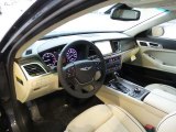 2017 Hyundai Genesis G80 AWD Beige Two Tone Interior