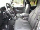 2017 Jeep Wrangler Unlimited Sahara 4x4 Black Interior