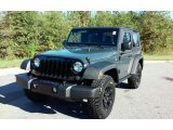 2017 Jeep Wrangler Willys Wheeler 4x4 Front 3/4 View