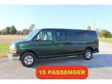 2011 Dark Green Metallic Chevrolet Express LT 3500 Extended Passenger Van #116369928
