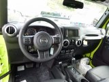 2017 Jeep Wrangler Unlimited Sahara 4x4 Black Interior