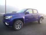 2016 Laser Blue Chevrolet Colorado Z71 Crew Cab 4x4 #116369753