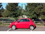 2017 Fiat 500 Rosso (Red)