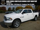 2017 Bright White Ram 1500 Big Horn Crew Cab 4x4 #116412054