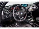 2017 BMW 3 Series 330e iPerfomance Sedan Black Interior