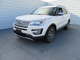 White Platinum Ford Explorer in 2017