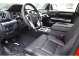 2017 Toyota Tundra Platinum CrewMax 4x4 Black Interior