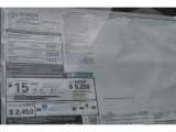 2017 Toyota Tundra Platinum CrewMax 4x4 Window Sticker