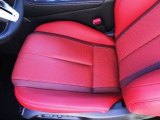 2017 Infiniti Q60 Red Sport 400 Coupe Front Seat