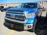 2017 Blazing Blue Pearl Toyota Tundra SR5 Double Cab 4x4 #116511514