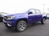 2016 Laser Blue Chevrolet Colorado Z71 Crew Cab 4x4 #116511407