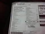 2017 Ram 5500 Tradesman Regular Cab Chassis Window Sticker