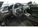 2017 Honda Civic Sport Hatchback Black Interior