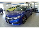 2017 Aegean Blue Metallic Honda Civic EX-T Sedan #116511548
