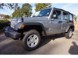 2017 Billet Silver Metallic Jeep Wrangler Unlimited Sport 4x4 #116554322