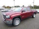 2017 Crimson Red Tintcoat GMC Sierra 1500 SLE Double Cab 4WD #116554372