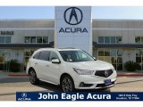 2017 White Diamond Pearl Acura MDX Advance #116554251