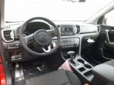2017 Kia Sportage LX Black Interior