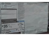 2017 Toyota Yaris iA  Window Sticker